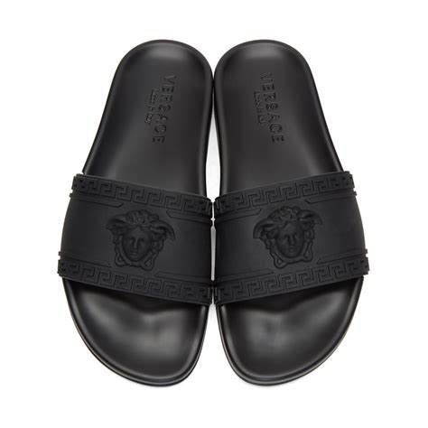 versace x pride slides|Versace slides for men.